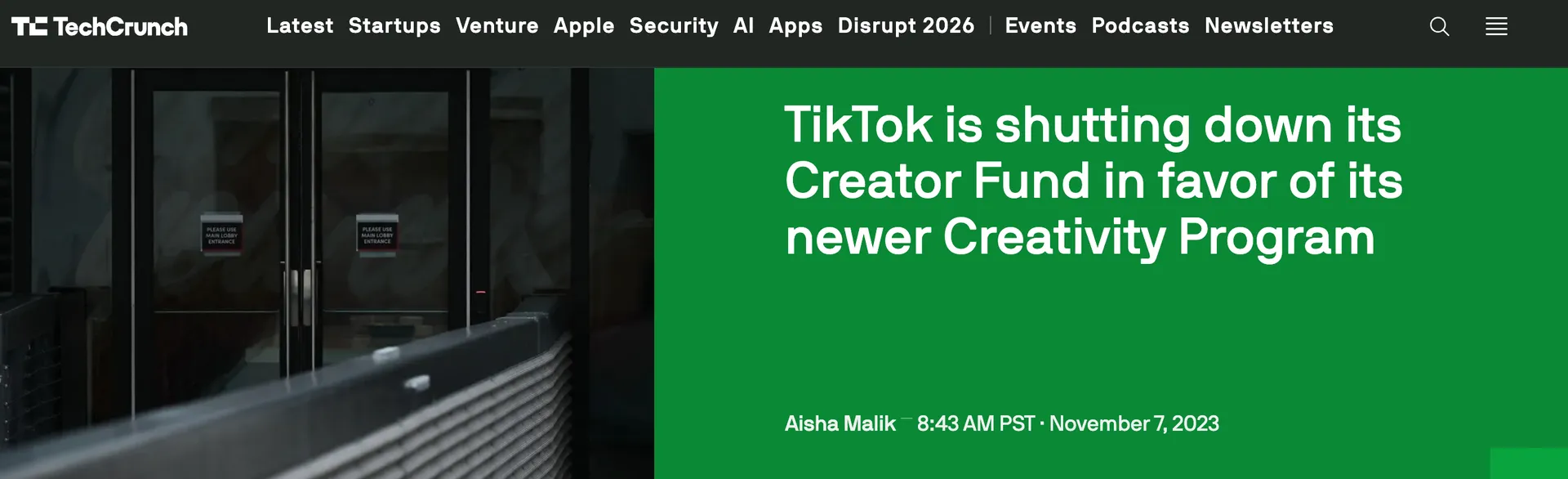 tiktok creator fund is now tiktok creator rewards as announced on Techcrunch