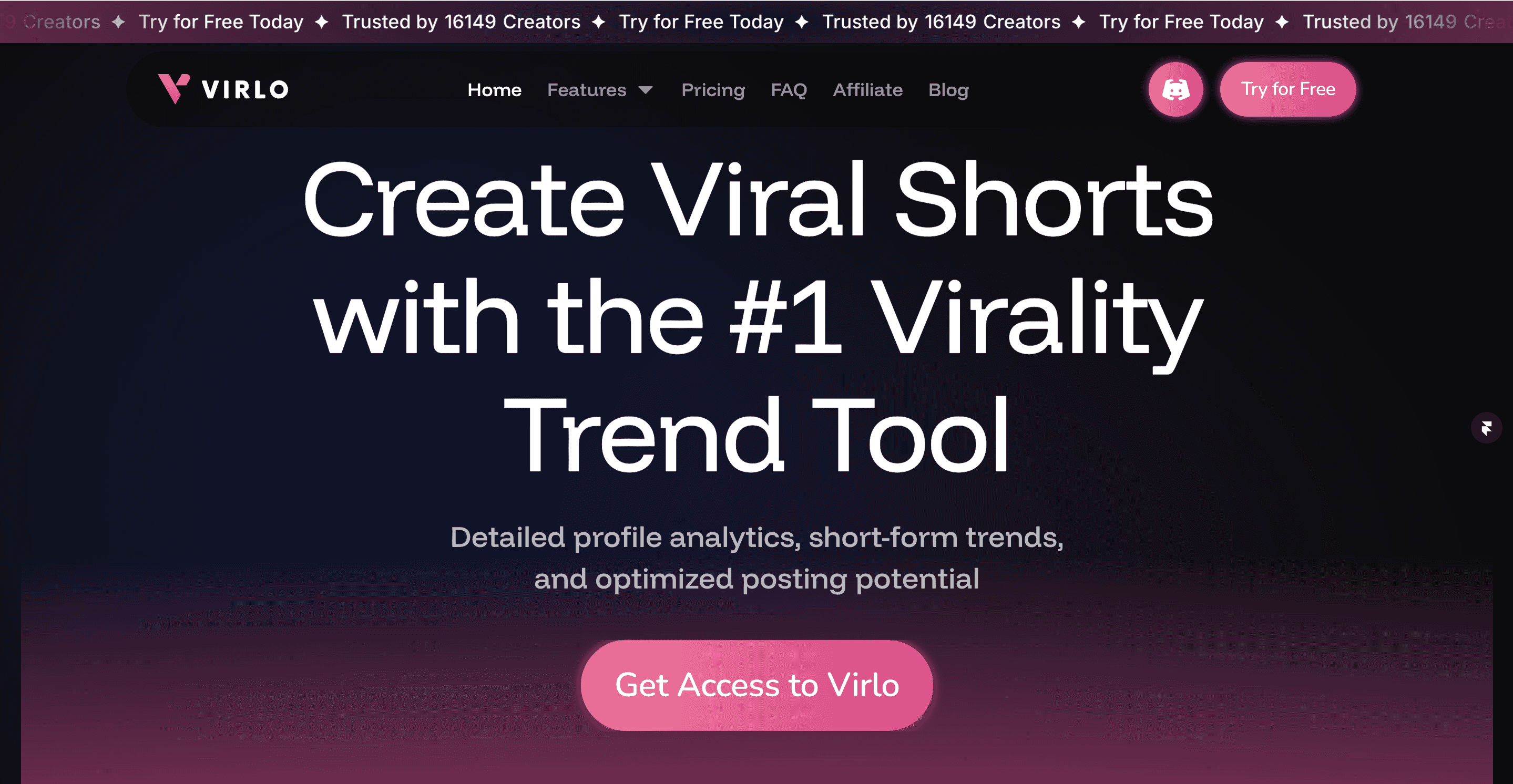 Virlo - TikTok Keyword Research