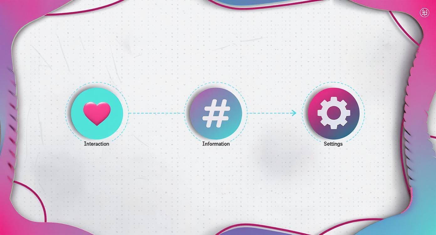 Infographic about tiktok algorithm explained