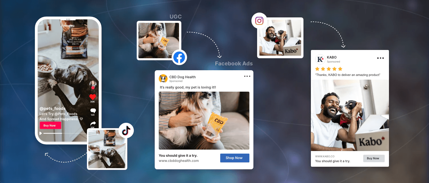 Social media ads using customer content - What Are UGC Ads