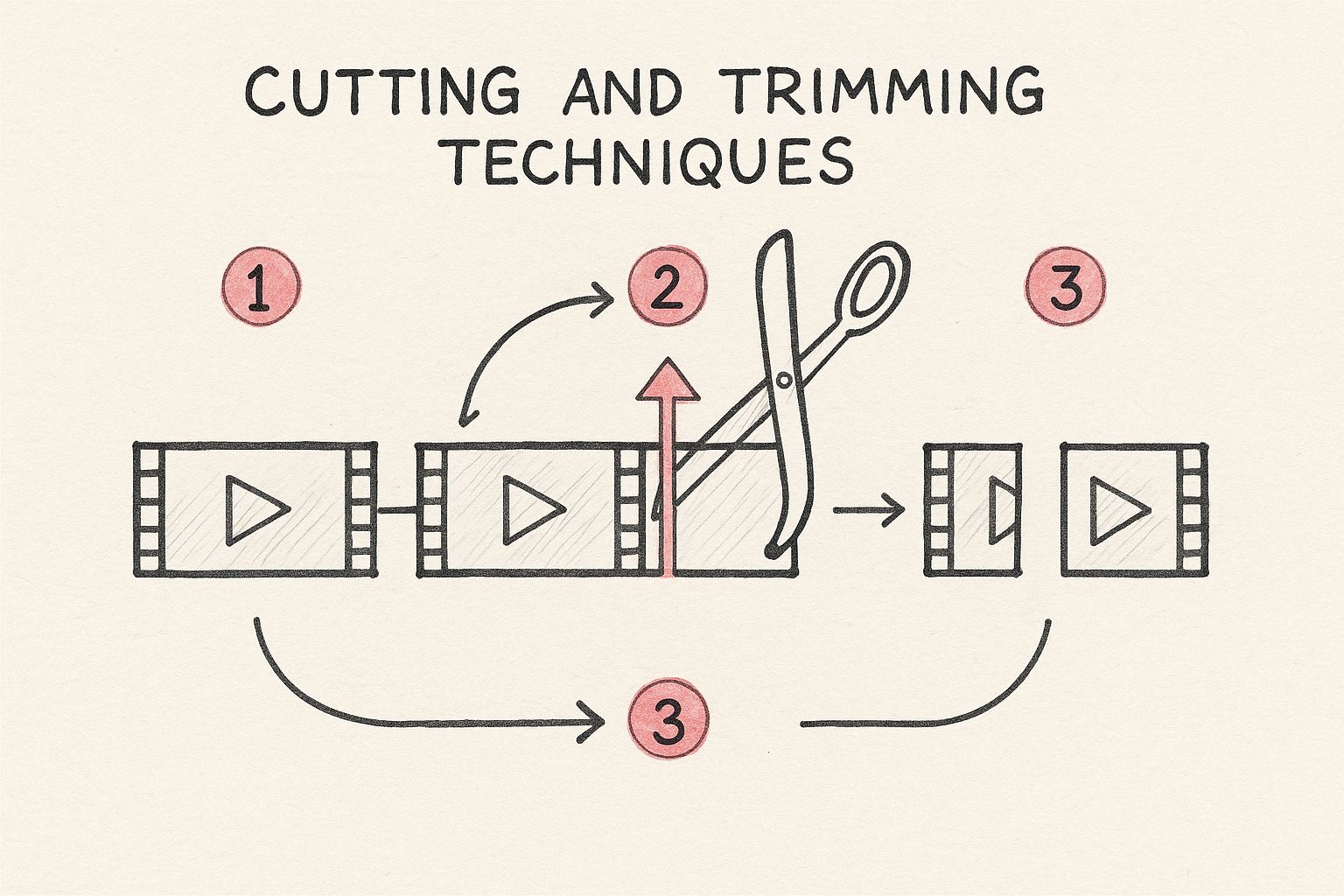 Infographic about short form video editing