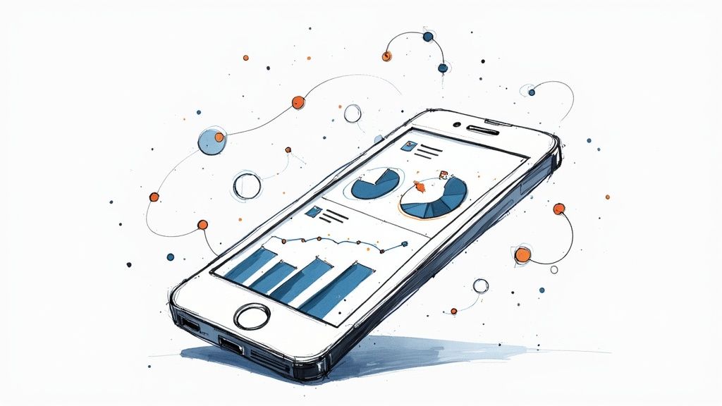 A person analyzing charts and graphs on multiple screens, symbolizing a social media audit.