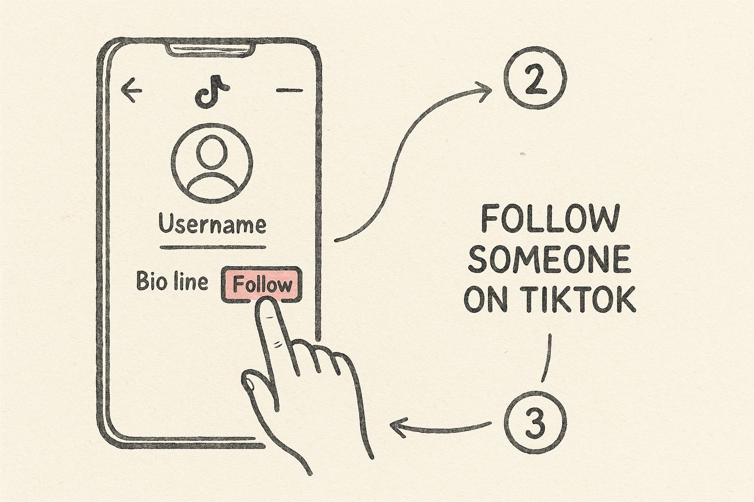 Infographic about how to grow tiktok followers