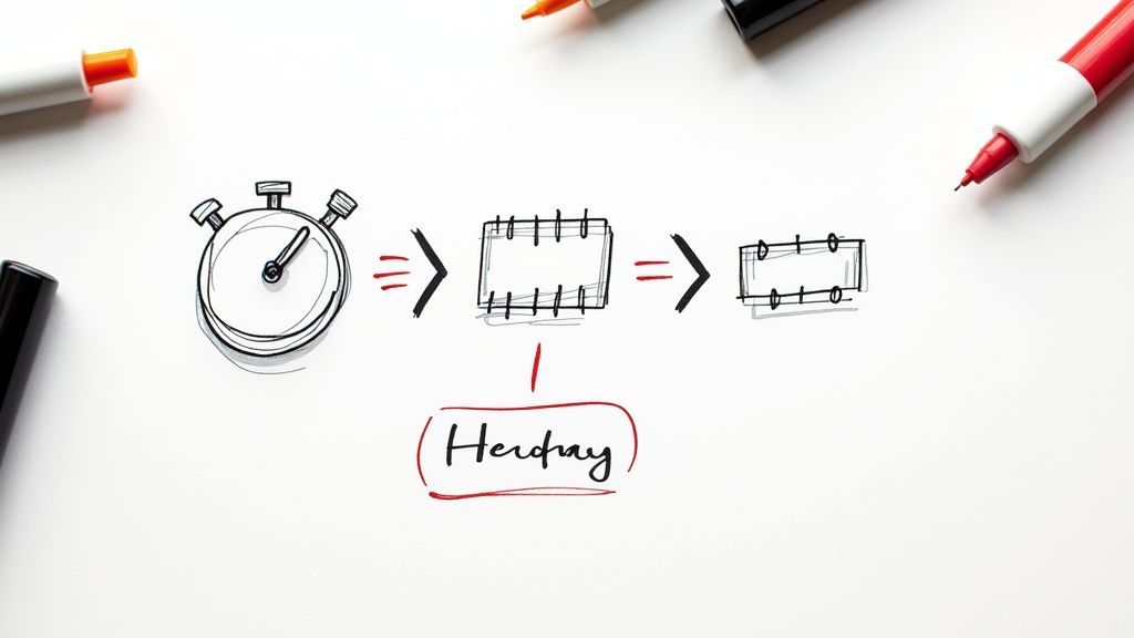 A creator's smartphone screen showing a TikTok video being edited with text and sound waves.