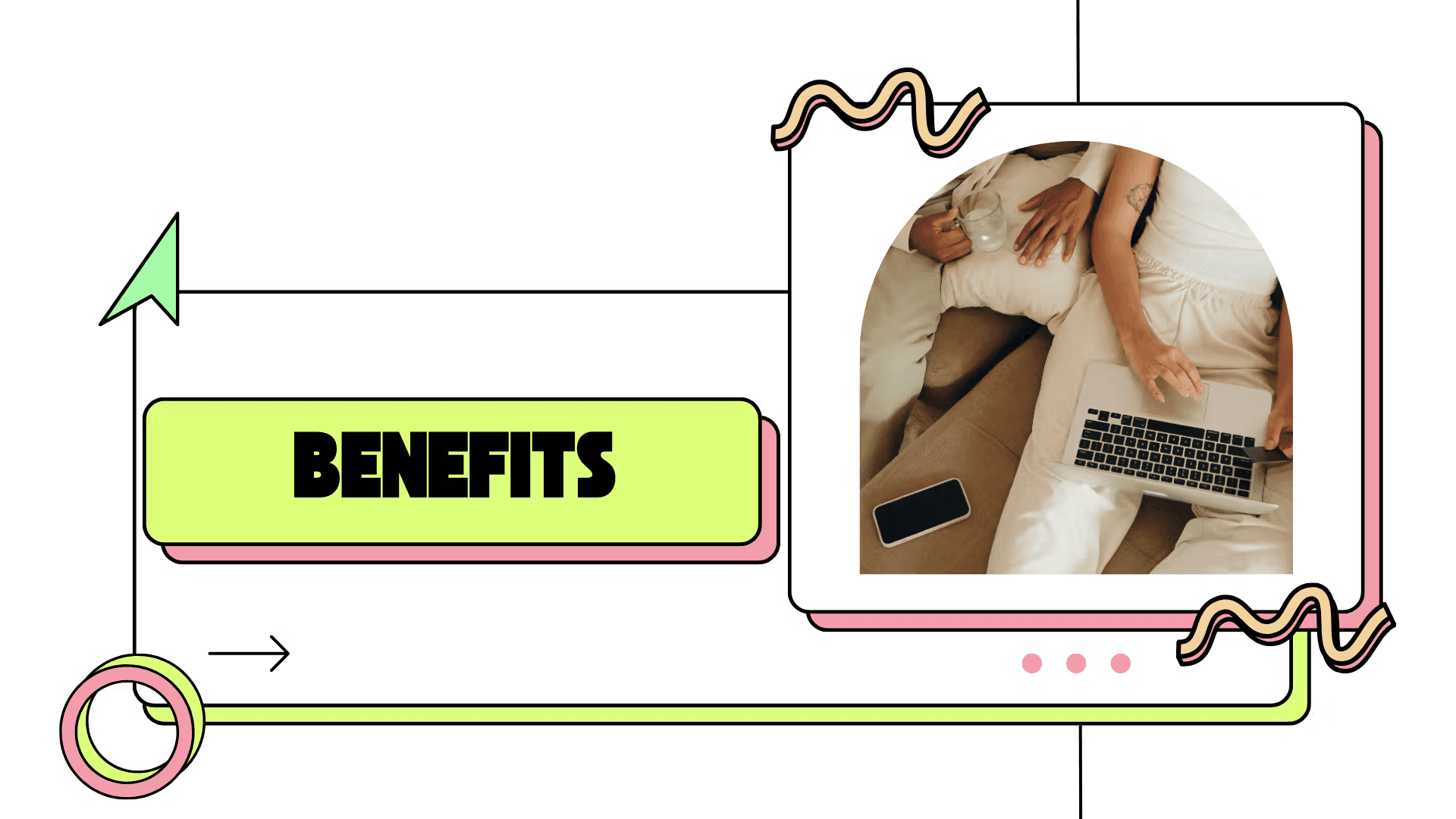 Graphic highlighting online shopping and benefits -  Benefits of UGC