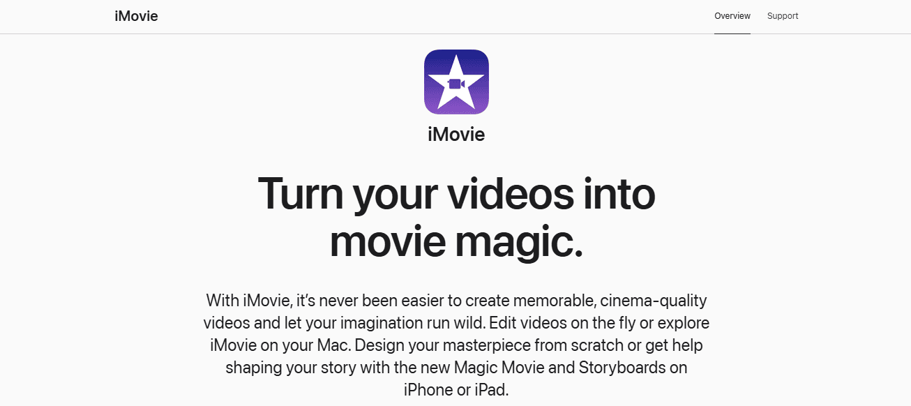 Apple iMovie