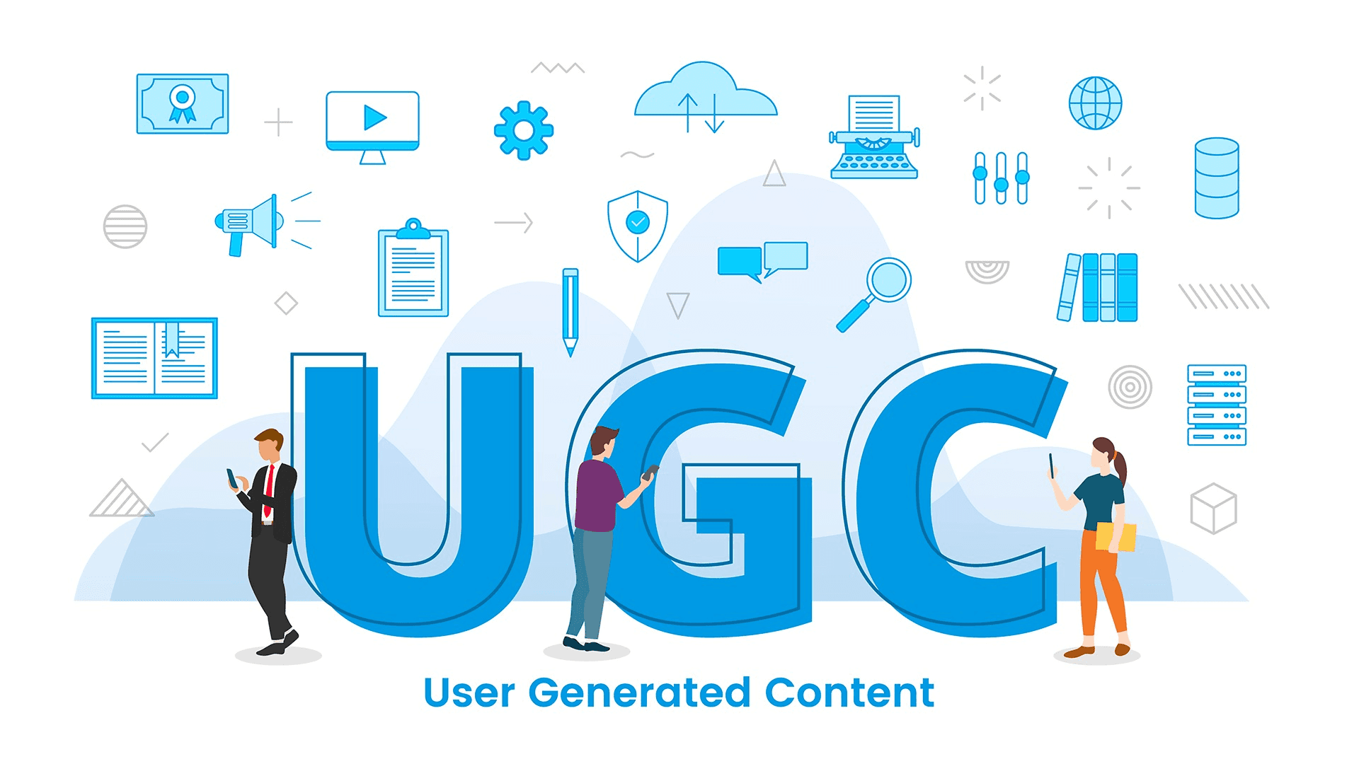 Concept of User Generated Content illustration - What Are UGC Ads