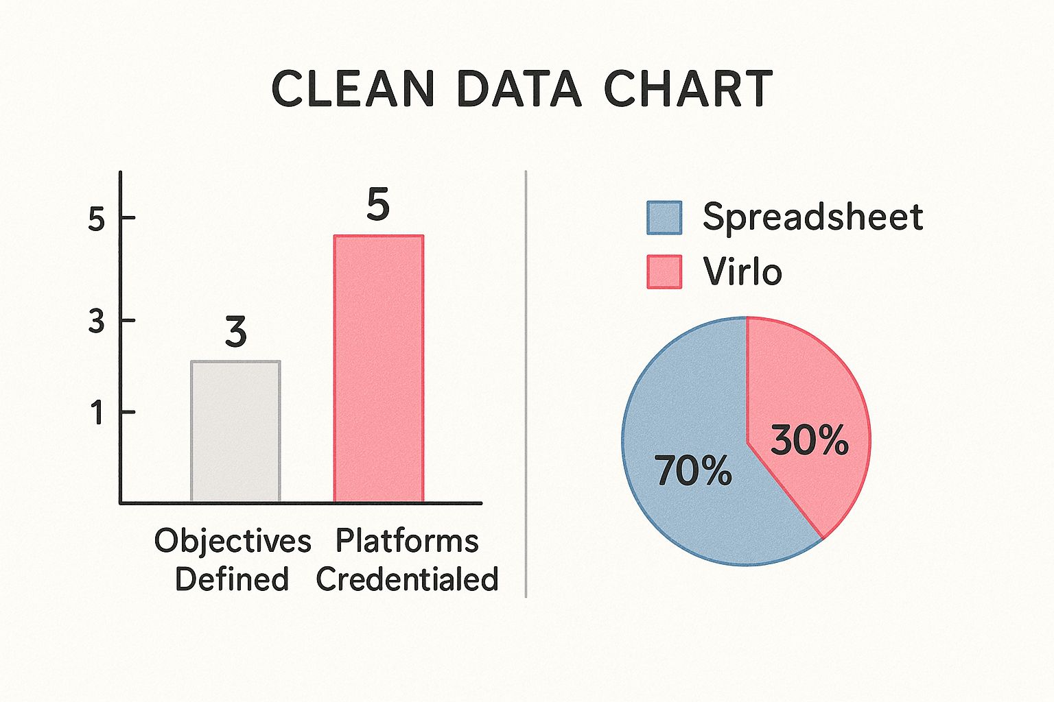 Infographic about social media audit