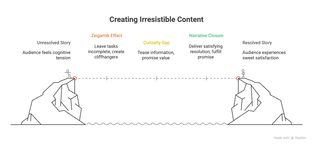 creating content - The Science Behind “What Happens Next?”