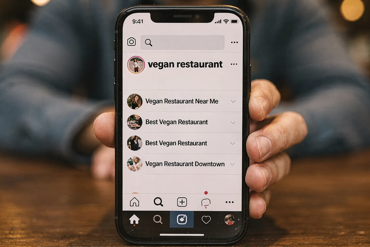 instagram search example