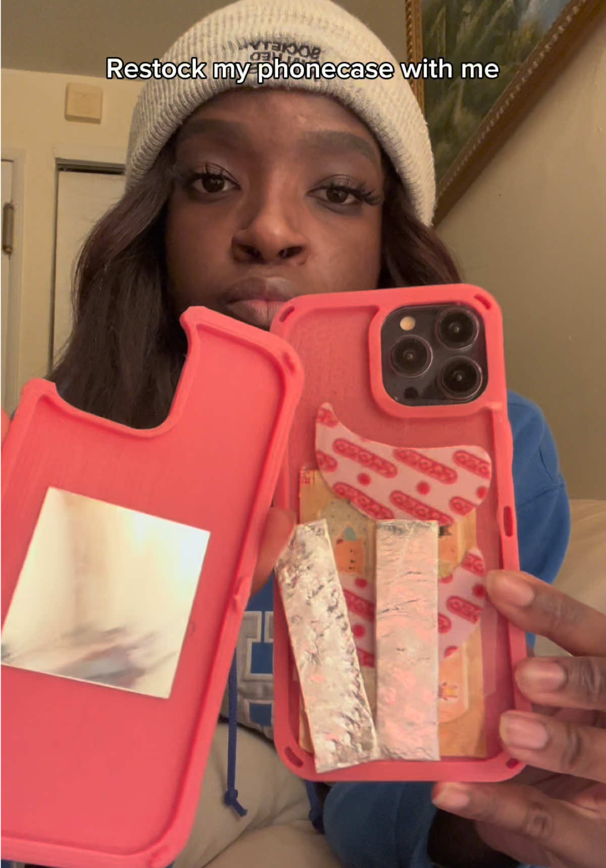 restocking a phone case with storage from @shopjesykuh